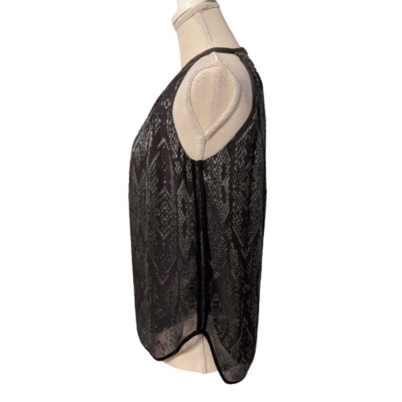 Rebecca Taylor Snake Print Halter Top - Picture 3 of 5